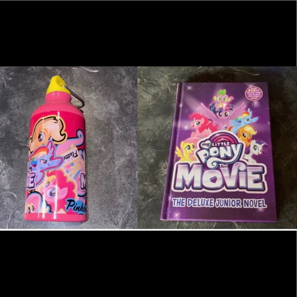 My Little Pony The Movie Stainless Steel Bottle & Book